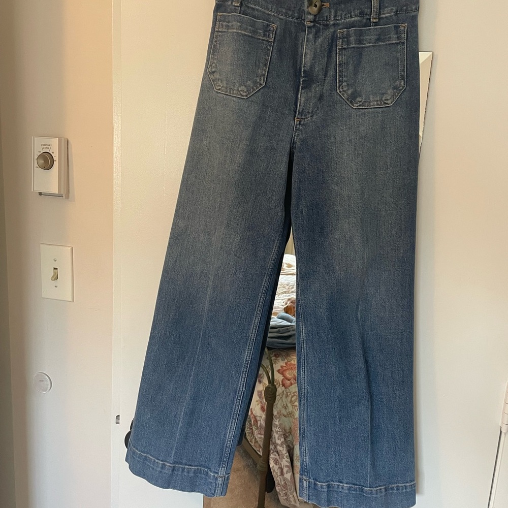 Pilcro the skipper cropped jeans